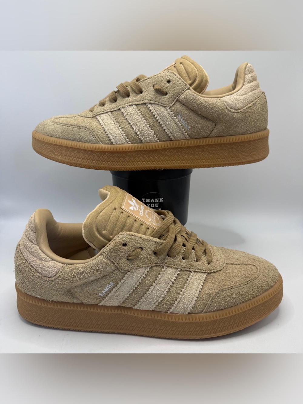 Adidas Samba OG Suede Beige Gum Sneakers Men’s Size 12US - JI3196